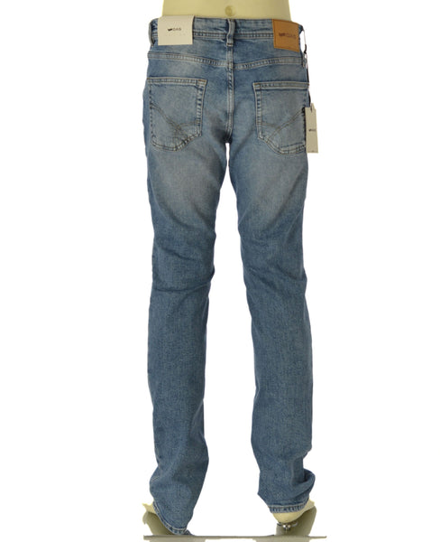 JEANS UOMO RAGAZZO CINQUE TASCHE FIT STRAIGHT MARCA GAS ART A7516 MORRIS