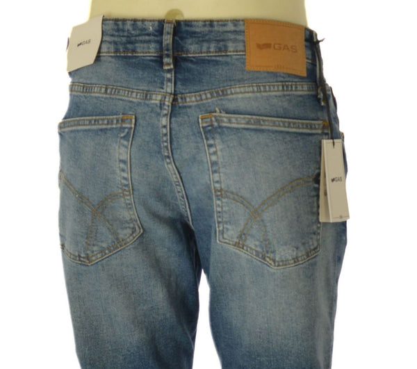 JEANS UOMO RAGAZZO CINQUE TASCHE SLIM FIT MARCA GAS ART. A7253 ALBERT