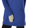 MAGLIONE DONNA RAGAZZA LANA GIROCOLLO LUNGO SPACCHI TASCHINI MARCA TENEREZZA ART. Z9328/BOT