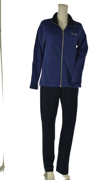 TUTA DONNA RAGAZZA FELPATA FELPA FANTASIA PANTALONE ELASTICO MARCA CAMPAGNOLO ART. 98Q76466