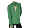 MAGLIONE DONNA RAGAZZA LANA GIROCOLLO TRECCE MARCA VALERIA GHITTORI ART. 1071