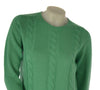 MAGLIONE DONNA RAGAZZA LANA GIROCOLLO TRECCE MARCA VALERIA GHITTORI ART. 1071