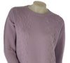 MAGLIONE DONNA RAGAZZA LANA GIROCOLLO TRECCE MARCA VALERIA GHITTORI ART. 1052