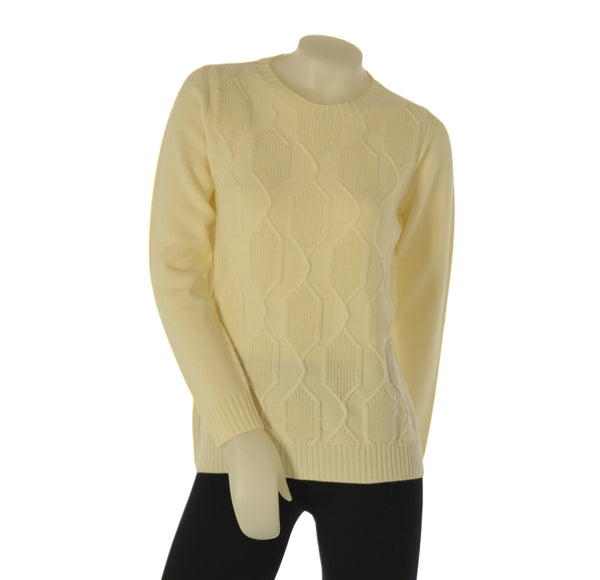 MAGLIONE DONNA RAGAZZA LANA GIROCOLLO LAVORATO MARCA VALERIA GHITTORI ART. 1049