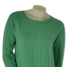 MAGLIONE DONNA RAGAZZA LANA TRECCE GIROCOLLO MARCA VALERIA GHITTORI ART. 1027