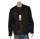 GIUBBETTO UOMO RAGAZZO ECOPELLE TRAPUNTATO BIKER MARCA URBAN RING ART. UR714002