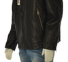 GIUBBETTO UOMO RAGAZZO ECOPELLE TRAPUNTATO BIKER MARCA URBAN RING ART. UR714002