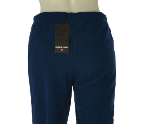 PANTALONI TUTA PILE DONNA RAGAZZA ELASTICO MARCA CUORE A CUORE ART. DP0022