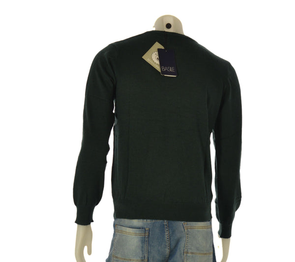 MAGLIONE UOMO RAGAZZO SCOLLO V MARCA BASILE ART. BE0069