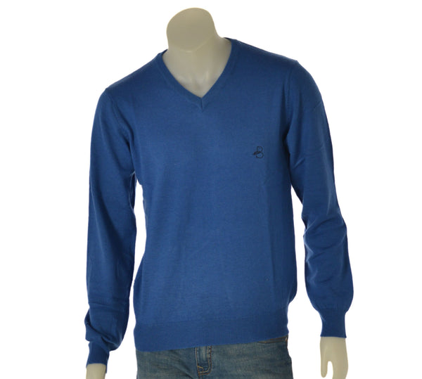MAGLIONE UOMO RAGAZZO SCOLLO V MARCA BASILE ART. BE0069