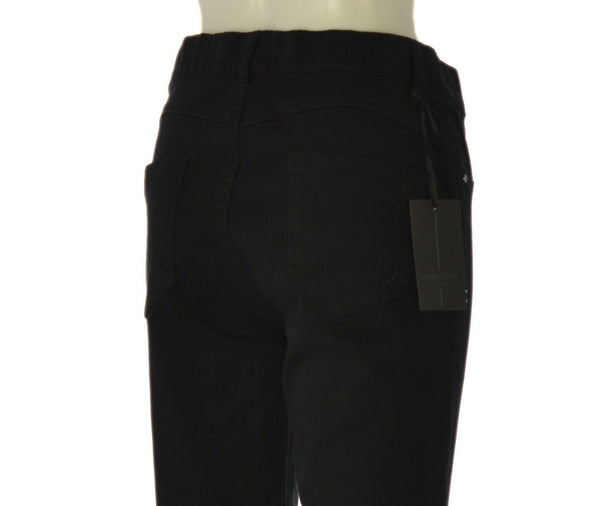JEANS DONNA RAGAZZA JEGGINGS CORTO STRASS TASCHE MARCA EMANUELA COSTA ART. EC6737