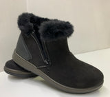 SCARPA SCARPONCINO DONNA ECOPELLICCIA IMBOTTITO ZIP MARCA INBLU ART. WG61