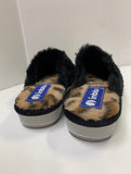 PANTOFOLA CIABATTA DONNA RAGAZZA ECOPELLICCIA ZAMPA CANE MARCA INBLU ART. LB104