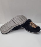 PANTOFOLA CIABATTA DONNA RAGAZZA ECOPELLICCIA ZAMPA CANE MARCA INBLU ART. LB104