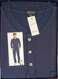 PIGIAMA CALIBRATO UOMO SERAFINO TERMO COTONE MICROFANTASIA TASCHINO MARCA BIP BIP ART. 7201