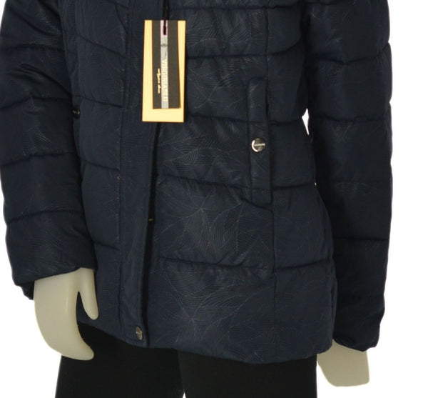 GIACCONE DONNA RAGAZZA TRAPUNTATO ZIP TASCHE MARCA VIRGINIA BLU ART. ELSIE-11C