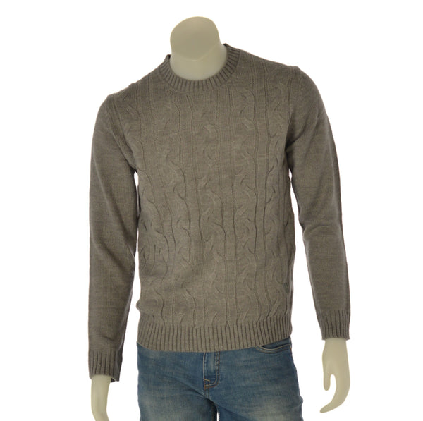 MAGLIONE UOMO RAGAZZO GIROCOLLO TRECCE MARCA URBAN RING ART. UR710036