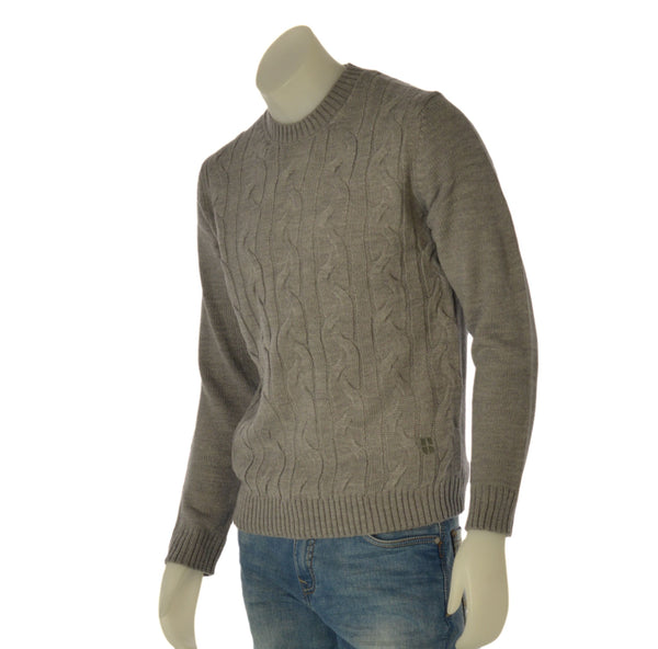 MAGLIONE UOMO RAGAZZO GIROCOLLO TRECCE MARCA URBAN RING ART. UR710036
