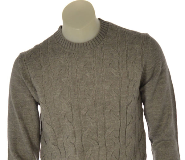 MAGLIONE UOMO RAGAZZO GIROCOLLO TRECCE MARCA URBAN RING ART. UR710036