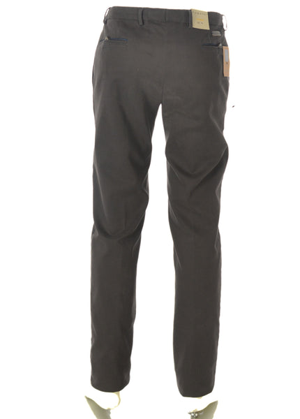 PANTALONI UOMO ZIP BOTTONE GANCIO TASCHE FRANCESE ELASTICO MODERN MARCA BUGATTI ART.26344