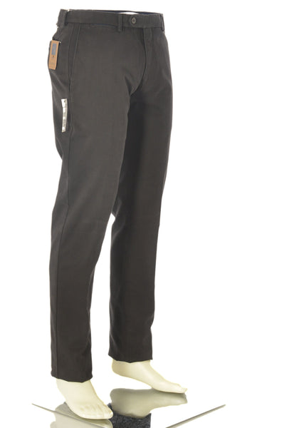 PANTALONI UOMO ZIP BOTTONE GANCIO TASCHE FRANCESE ELASTICO MODERN MARCA BUGATTI ART.26344