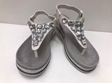 INFRADITITO DONNA RAGAZZA PIETRE  CINTURINO ELASTICIZZATO INBLU ART. SA39
