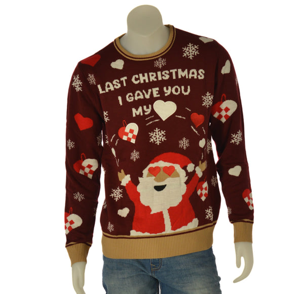 MAGLIONE UOMO RAGAZZO GIROCOLLO NATALIZIO MARCA CHRISTMAS SWEATS ART. 23ACRA4