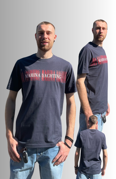 T-SHIRT UOMO MARINA YACHTING MANICA CORTA GIROCOLLO STAMPA COTONE ART. 251Y04005