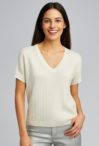 MAGLIA DONNA SCOLLATURA A V MODERNA ELEGANTE  GRIFFAI ART. DGP6267