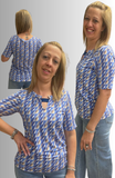 MAGLIA DONNA GAIA B FANTASIA MANICA CORTA VISCOSA ART. 187