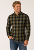 CAMICIA UOMO COTONE SCOZZESE BOTTONI STONDATA TASCA MARCA SUPERDRY ART. M4010737A
