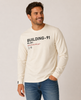 MAGLIA UOMO COTONE GIROCOLLO MANICA LUNGA STAMPA MARCA BUILDING-91 ART. M0565