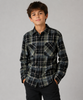 CAMICIA RAGAZZO COTONE BOTTONI TASCHE ARROTONDATA QUADRETTATA MARCA LOSAN ART.  LJBAP0102_23005