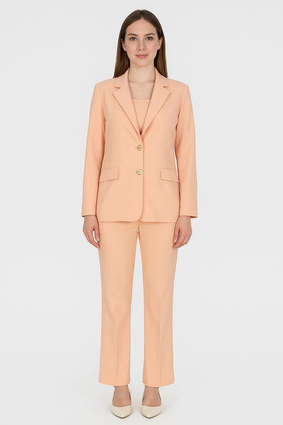 COMPLETO DONNA RAGAZZA TRE PEZZI PANTALONE COMICIA GIACCA MARCA SALVALAGLIO ART. 47 CLARA