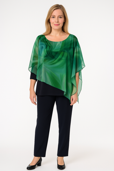 COMPLETO DONNA MAGLINA VOILE MARCA PERLA ART. 24102