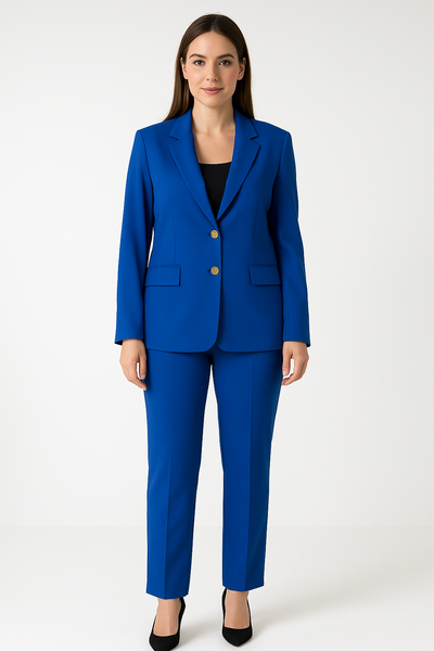 TAILLEUR DONNA ELEGANTE BOTTONI FODERA ELASTICO MORBIDO LEGGERO GABRIELLA SALVALAGLIO ART. LUXURY