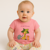 T-SHIRT NEONATA COTONE APERTURA BOTTONI ANIMALI MARCA LOSAN ART.218-1008AL