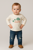 MAGLIA NEONATO PURO COTONE GIROCOLLO BOTTONCINI RICCIO MARCA LOSAN ART.1271024AL