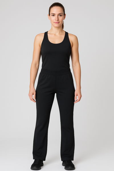PANTALONI TUTA DONNA RAGAZZA ELASTICO GAMBA DRITTA MARCA CAMPAGNOLO ART. 4L225-6