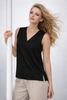 BLUSA DONNA LOSAN SCOLLO V SPACCHI  SMANICATA GOFFRATA ART. LWMAP010126002