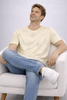 T-SHIRT UOMO LOSAN MANICA CORTA GIROCOLLO STAMPA COTONE ART. LMNAP0103-26013
