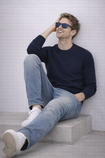 MAGLIONE COTONE UOMO RE DEL MARE GIROCOLLO ART.22.6214