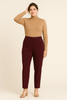 PANTALONE DONNA ELISA CASTELLI TAGLIE OVER PALAZZO JERSEY ELASTICO ART. 1881