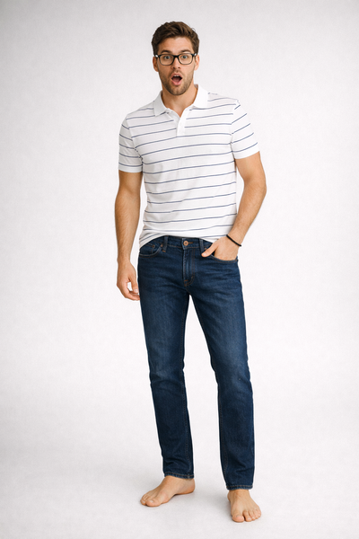 JEANS UOMO TIFFOSI ZIP BOTTONE TASCHE REGOLARE ART.10053506_E10