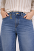 JEANS DONNA TIFFOSI ZIP BOTTONE TASCHE PALAZZO CHIARO ART.10065201