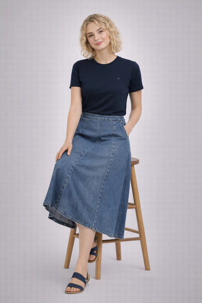 GONNA JEANS DONNA TIFFOSI BOTTONE ZIP TASCHE SVASATA ART.10065168