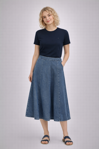 GONNA JEANS DONNA TIFFOSI BOTTONE ZIP TASCHE SVASATA ART.10065168