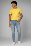 JEANS UOMO ZIP BOTTONE CINQUE TASCHE CHIARO CLASSICO MARCA GAS ART.ALBERT