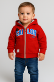 FELPA NEONATO BABY COTONE CAPPUCCIO TASCHE STAMPA MARCA MIX'N MATCH ARNETTA ART.72301