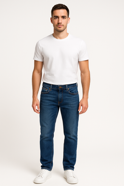 JEANS UOMO RAGAZZO CINQUE TASCHE SKINNY FIT MARCA GAS ART. A7234 SAX